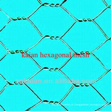 Malha de arame hexagonal galvanizado